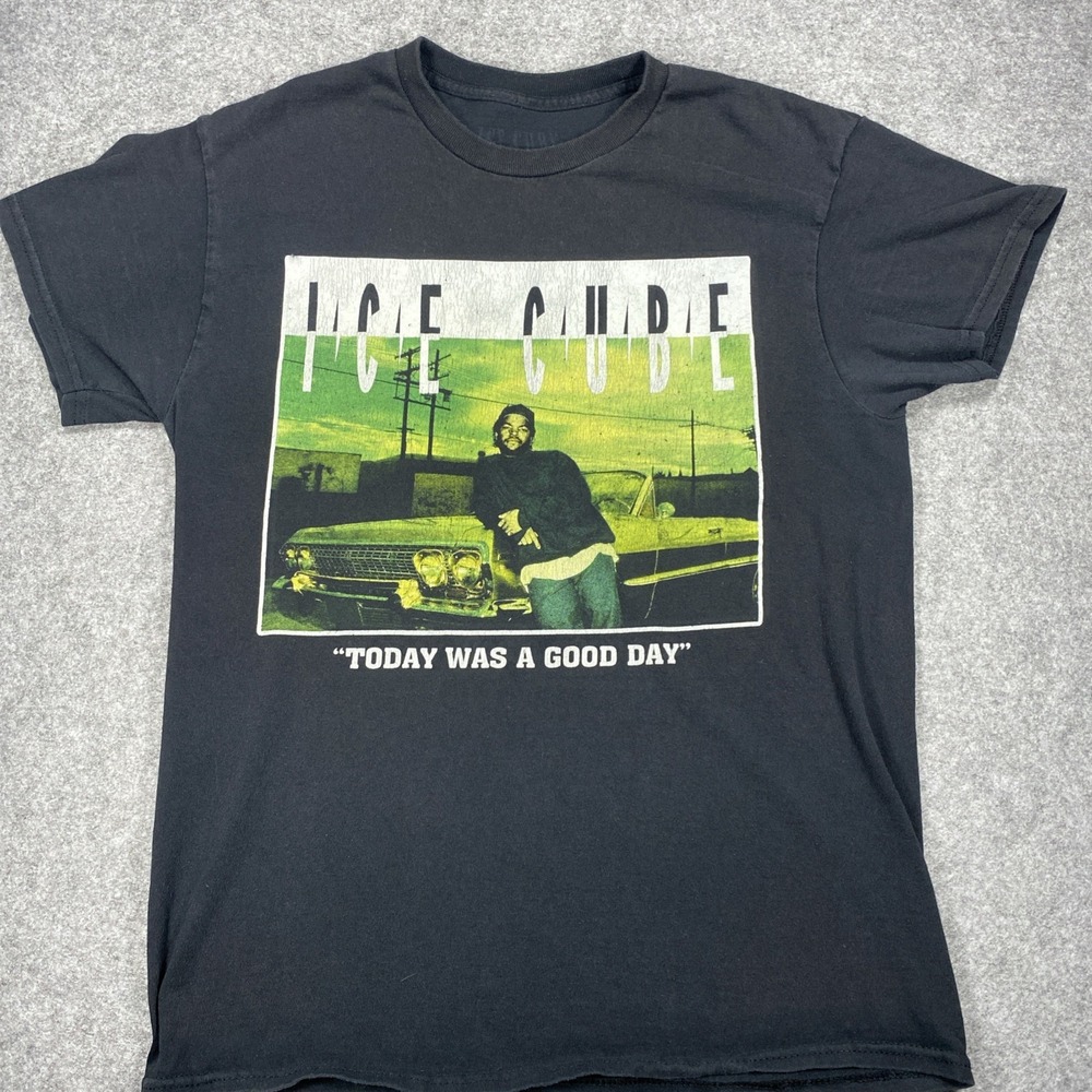 Ice Cube Today Was A Good Day Graphic T-Shirt Mens Medium Black Rap Tee